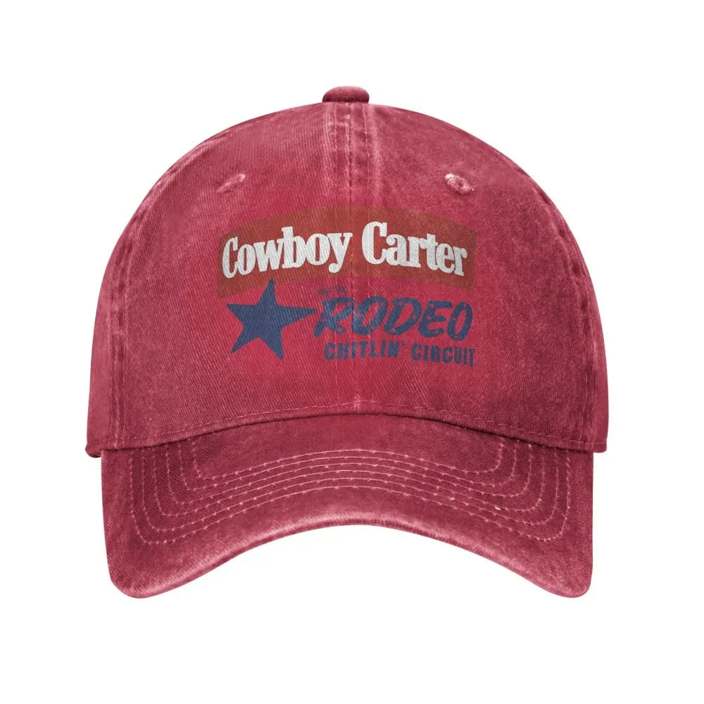Beyonce Cowboy Carter Rodeo Distressed Baseball Cap