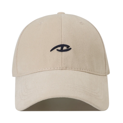 Korean Letter Embroidered Cotton Baseball Cap Adjustable Hip Hop