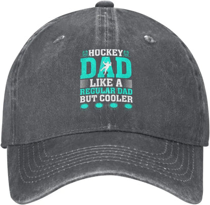 Hockey Dad Like Regular Dad But Cooler Baseball Cap