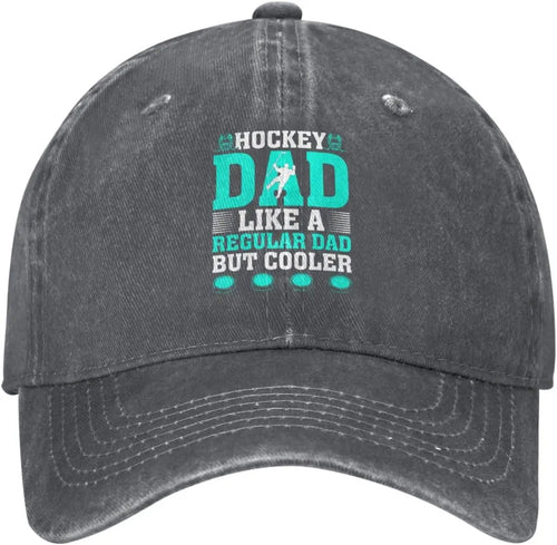 Hockey Dad Like Regular Dad But Cooler Baseball Cap
