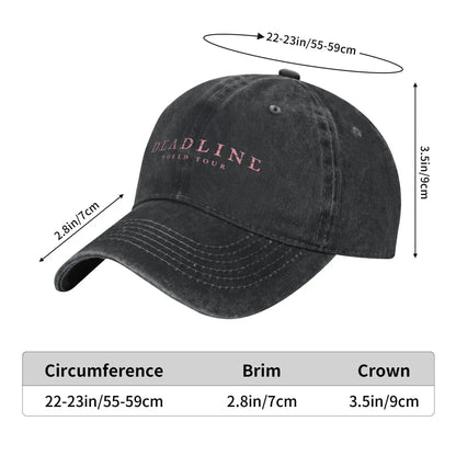 Deadline World Tour 2025 Vintage Baseball Cap