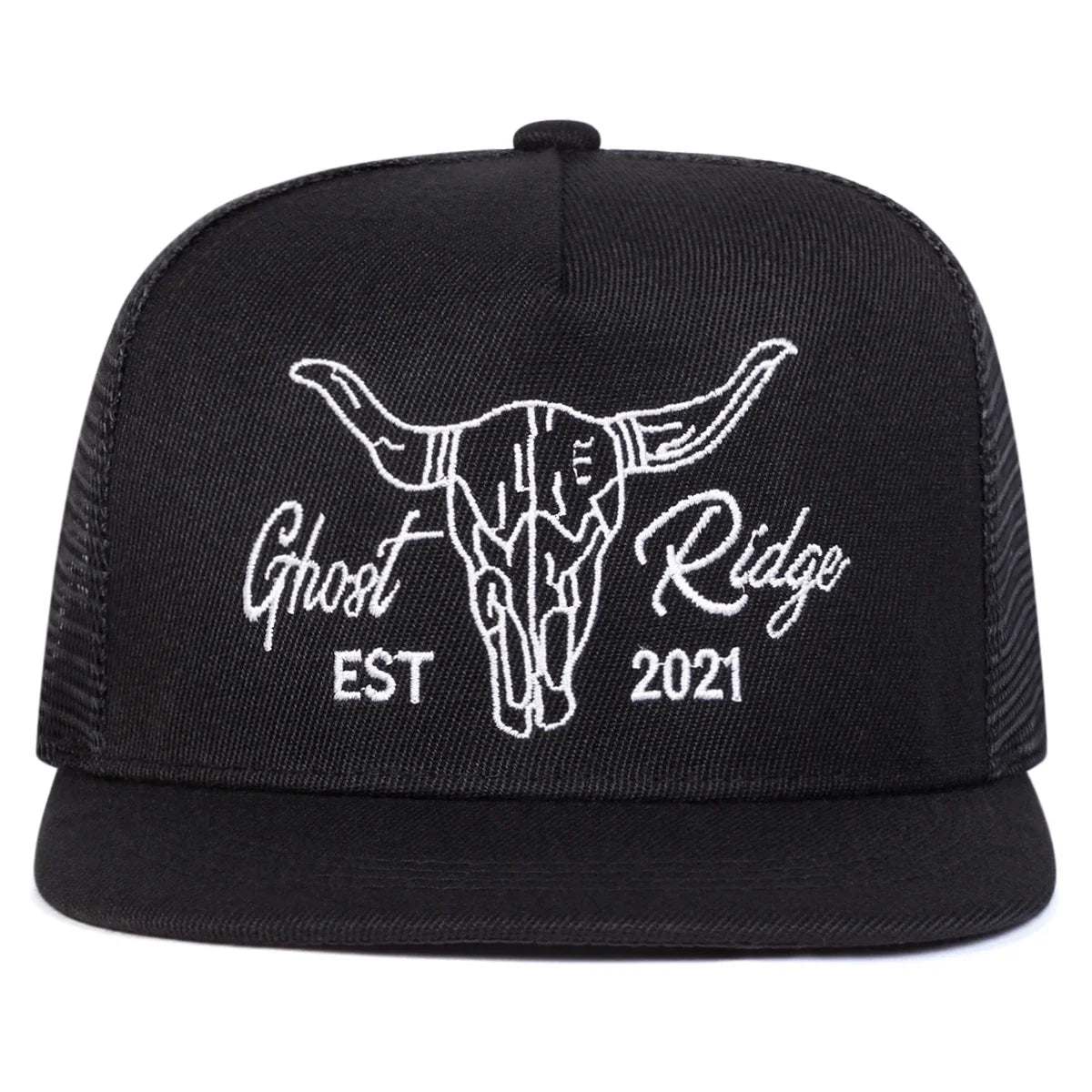 Ox Head Letter Embroidery Outdoor Snapback Cap