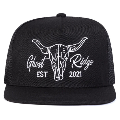 Ox Head Letter Embroidery Outdoor Snapback Cap