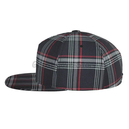 GTI Tartan Plaid Snapback Baseball Cap