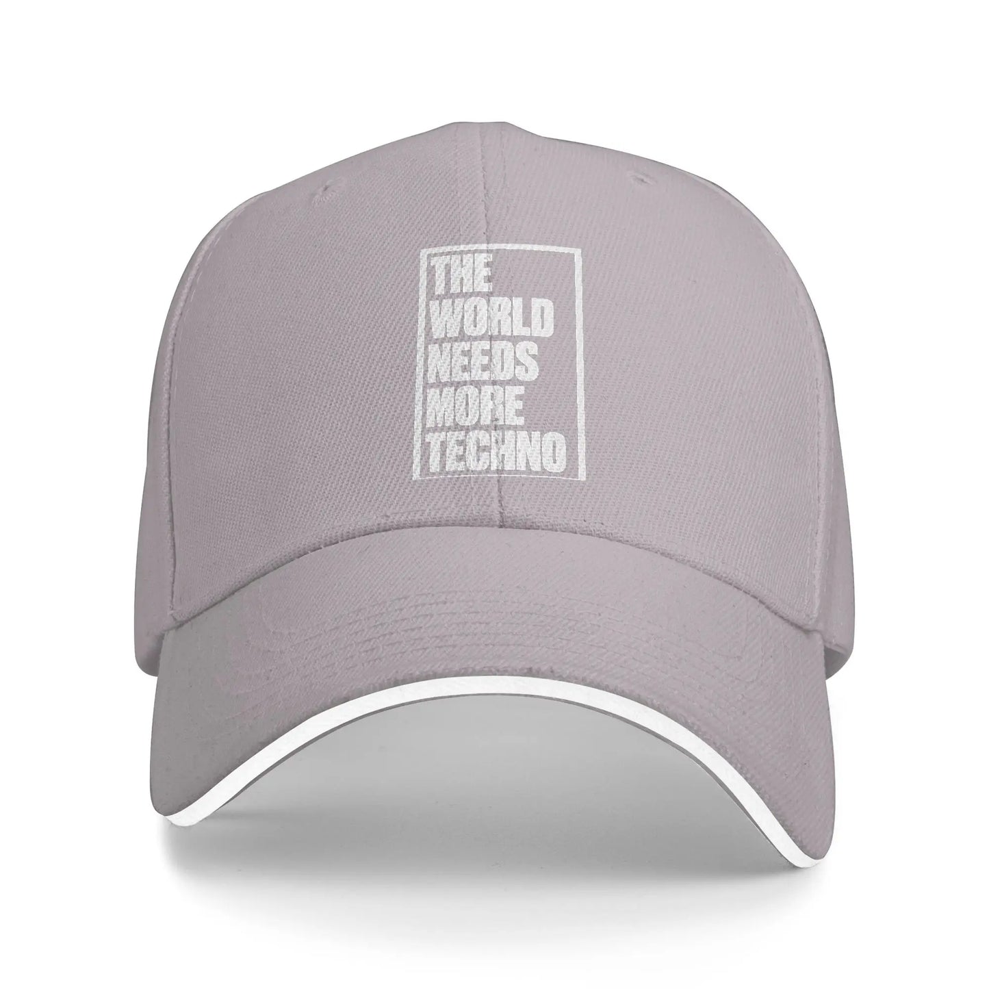 The World Needs More Techno Streetwear Baseball Cap