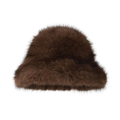 Luxury Faux Fur Winter Bucket Hat