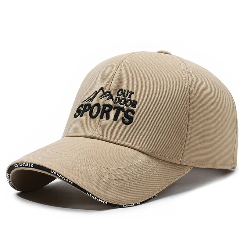 Unisex Letter Adjustable Outdoor Sun Protection Sports Cap