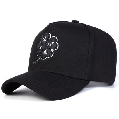 Unisex Four Leaf Clover Embroidered Baseball Cap