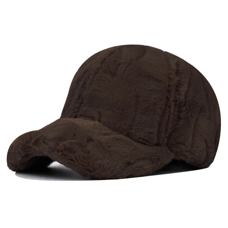 Faux Wool Winter Warm Beanie Cap