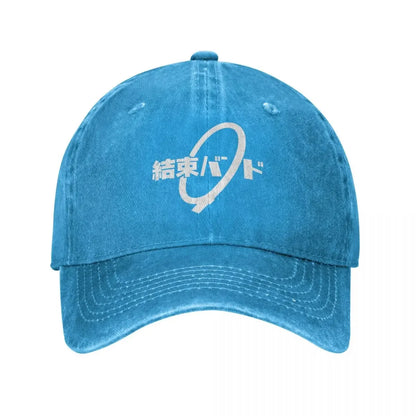 Bocchi The Rock Distressed Denim Baseball Cap