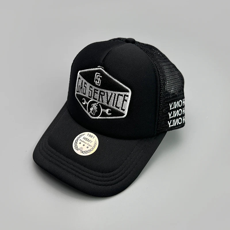 GAS Letter Embroidery Baseball Hats