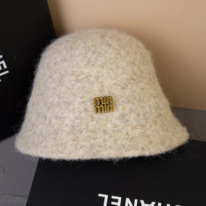 Luxury Fluffy Wool Winter Bucket Hat