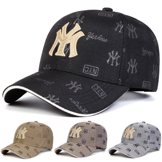 Unisex Letter Embroidery Baseball Caps Spring
