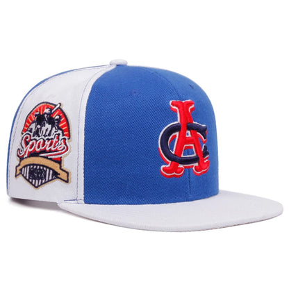 Personalized CA Embroidered Flat Edge Baseball Cap