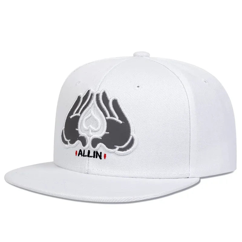 Unisex Spades ALLIN Embroidery Hip-hop Hats