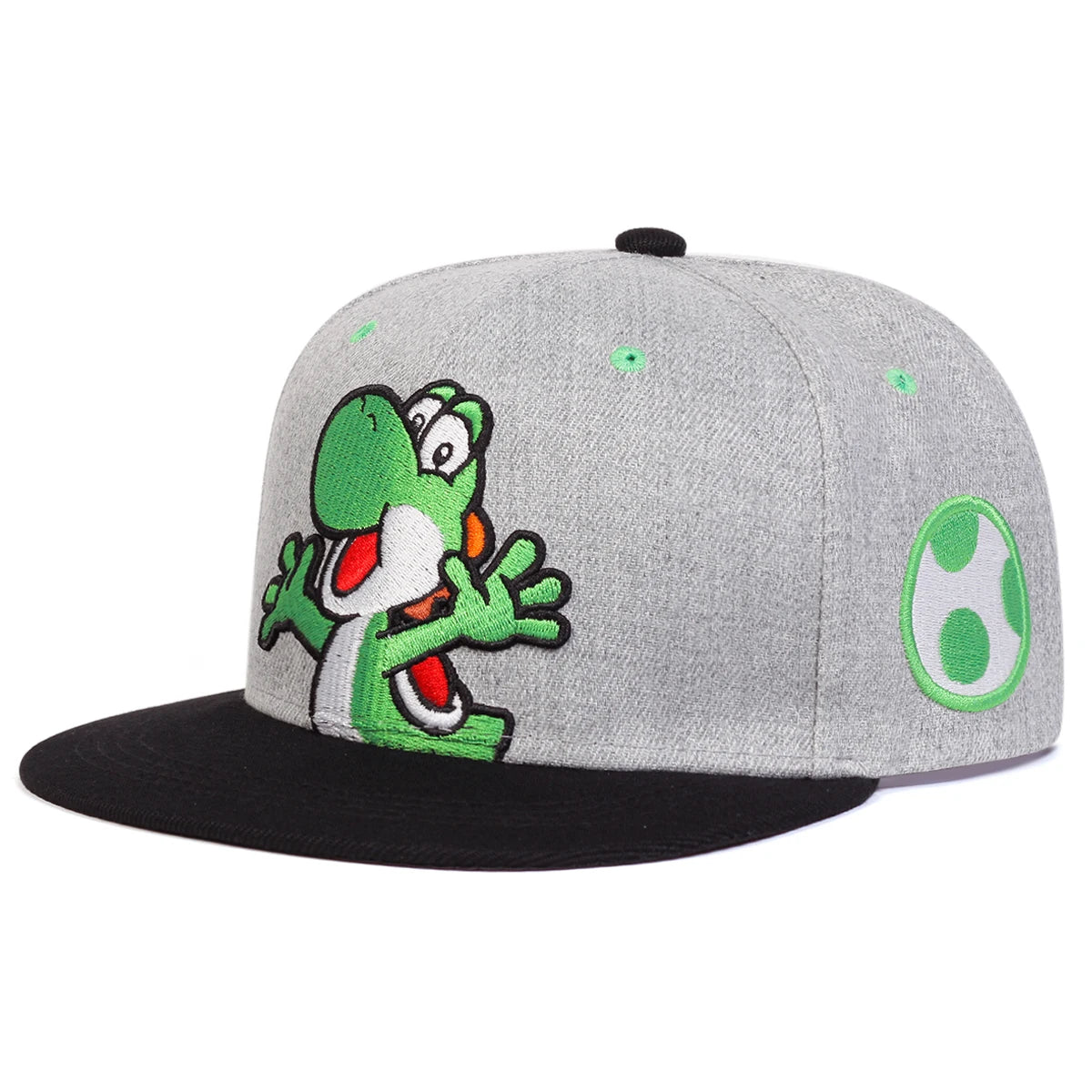 Dinosaur Embroidery Hip Hop Snapback Cap