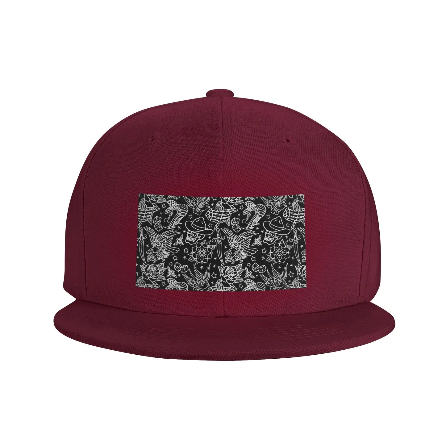 American Traditional Tattoo Flash Snapback Cap