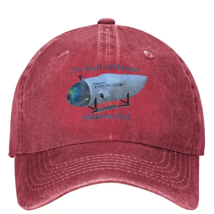 Built Different Adventure Casual Snapback Baseball Cap