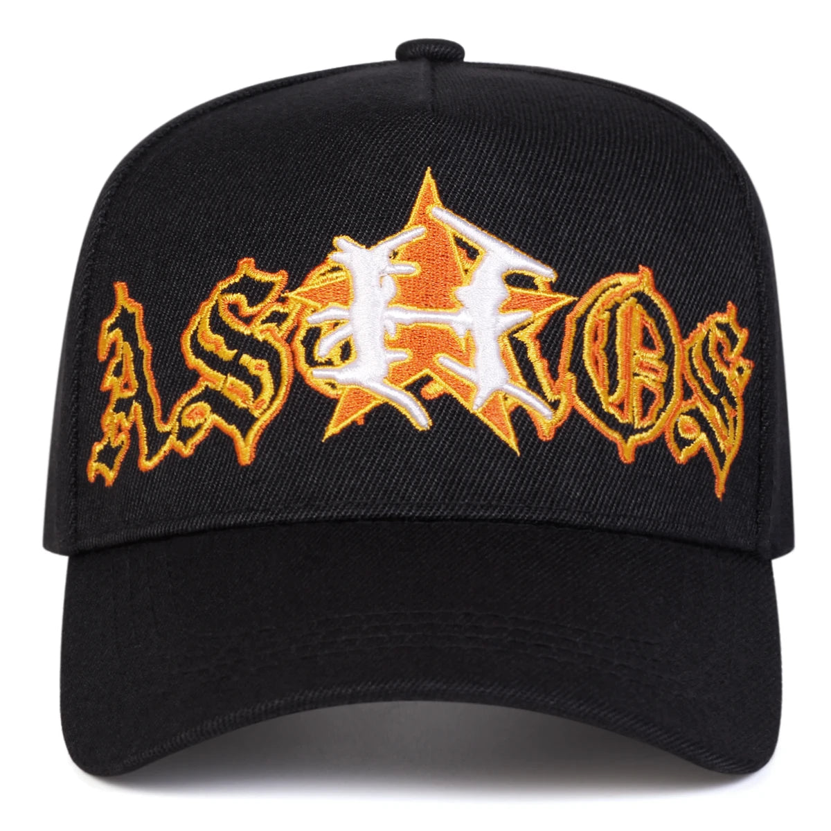 H Letter Pentagram Embroidered Baseball Cap