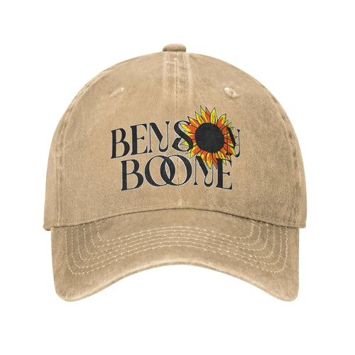Benson Boone Vintage Distressed Denim Baseball Cap