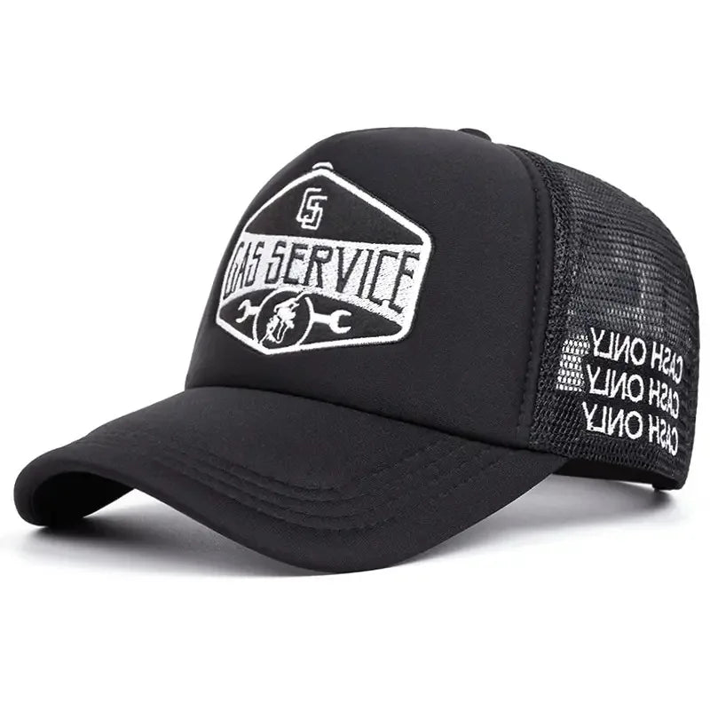 Letter Embroidery Mesh Baseball Cap