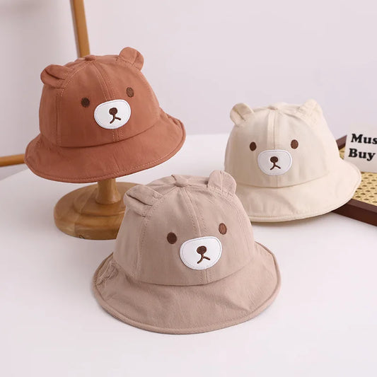Cute Bear Baby Sunshade Bucket Hat
