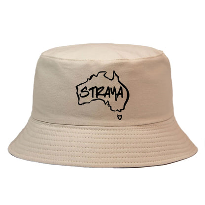 Straya Australia Map Print Bucket Hat