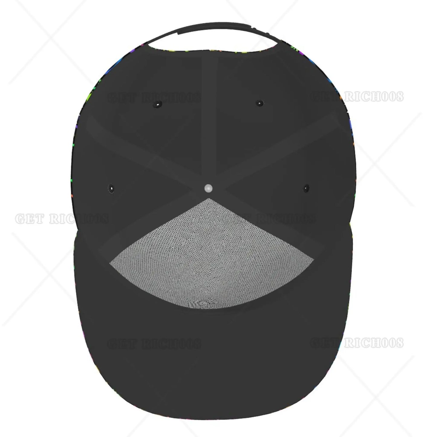 Neon Cats Flat Brim Baseball Cap