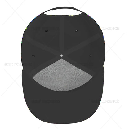 Neon Cats Flat Brim Baseball Cap