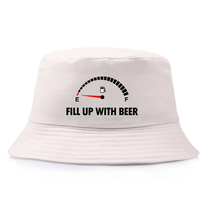Fill Up With Beer Reversible Bucket Hat