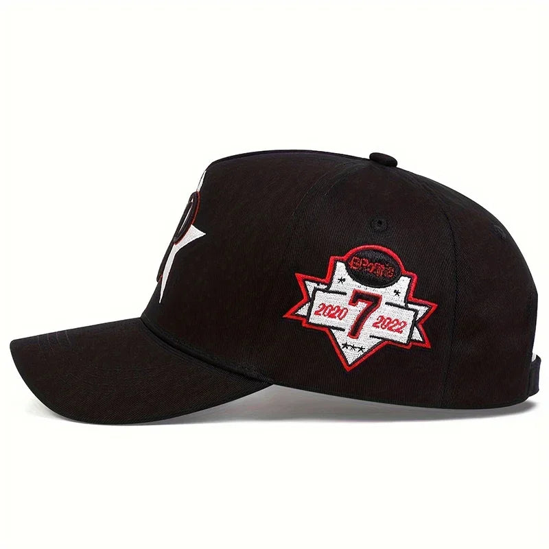 Unisex P Letter Embroidery Casual Outdoor Baseball Cap