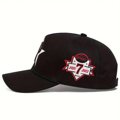 Unisex P Letter Embroidery Casual Outdoor Baseball Cap