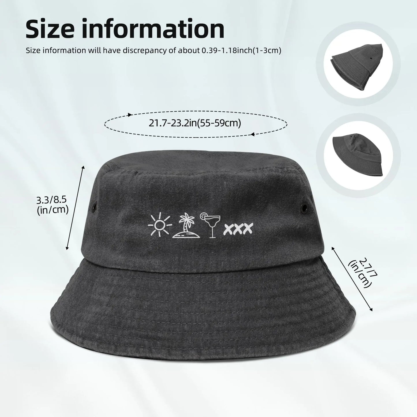 Callaita Bad Bunny Washed Denim Bucket Hat