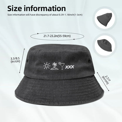Callaita Bad Bunny Washed Denim Bucket Hat