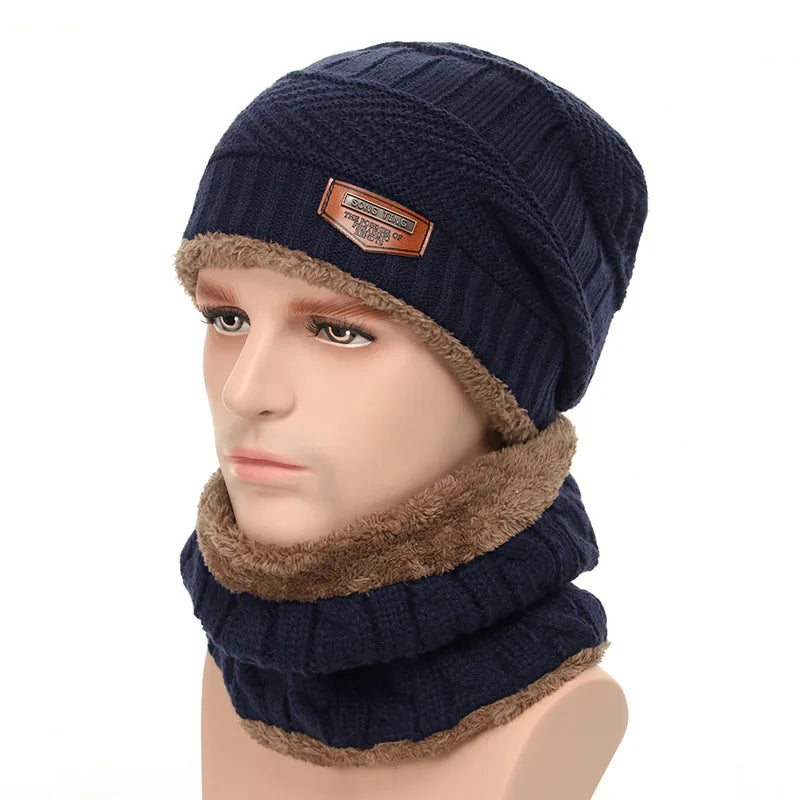 Knitted Wool Winter Beanie Hat
