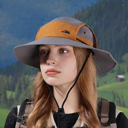 Large Brim Waterproof Sun Bucket Hat