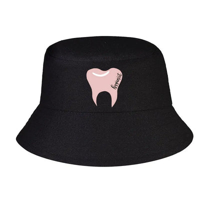 Dental Hygienist Pastel Tooth Winter Bucket Hat