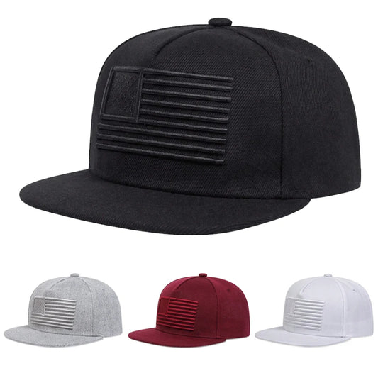 American Flag Kids Snapback Cap
