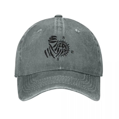Dakares Off Road Racing Distressed Baseball Cap