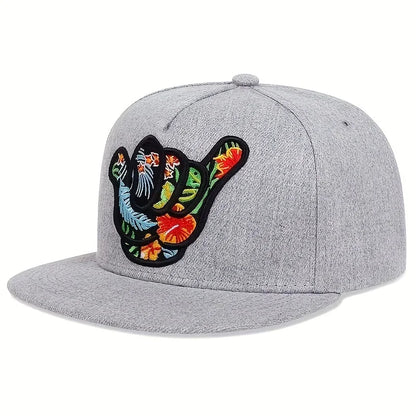 Unisex Fingers 666 Embroidery Hip-hop Hats