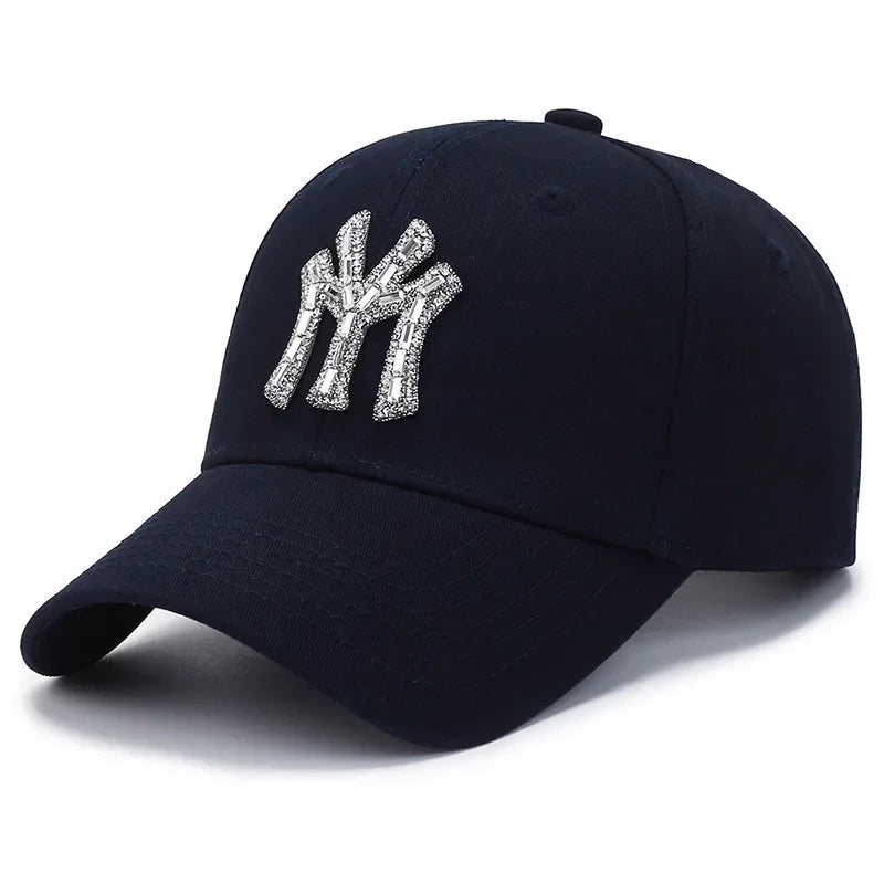 Rhinestone Spring Autumn Baseball Cap