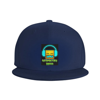Geometry Dash Cute Geometric Game Design Snapback Cap