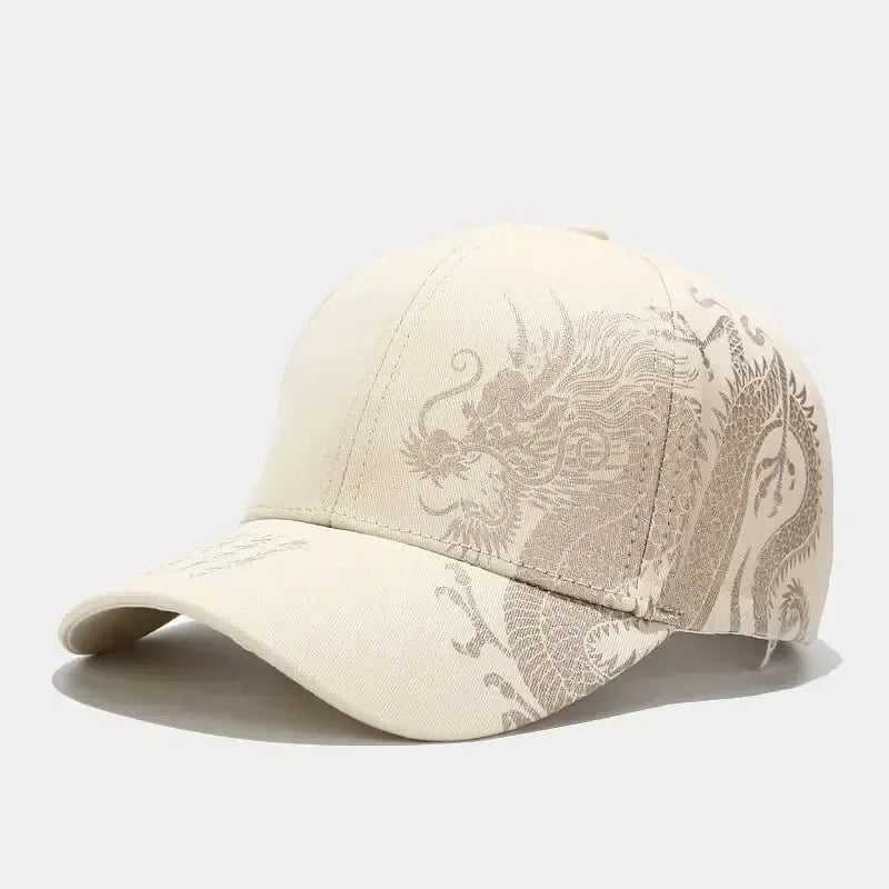 Chinese Dragon Pattern Hip Hop Baseball Cap