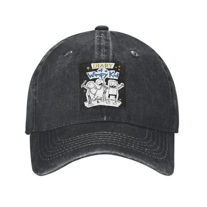 Diary Of Wimpy Kid Group Washed Denim Baseball Cap