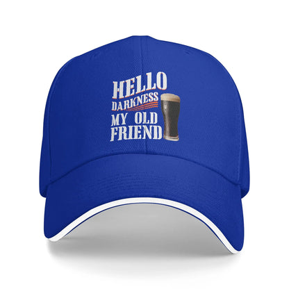Hello Darkness My Old Friend Retro Baseball Cap