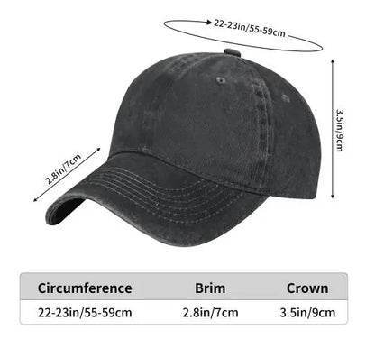 Minimalist Retro Washed Baseball Cap