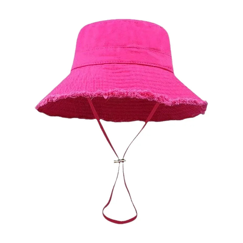 Women's Foldable Retro Travel Fisherman Bucket Hat