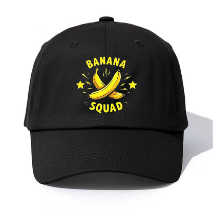 Banana Squad Minimalist Retro Dad Baseball Cap