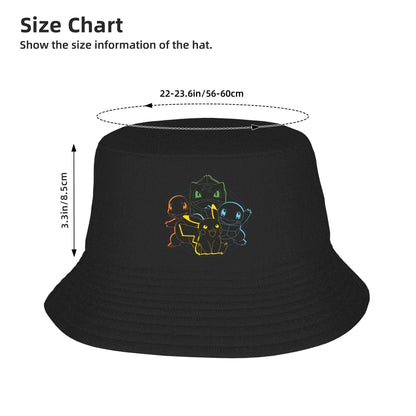 Pokemon Kanto Circle Bucket Hat