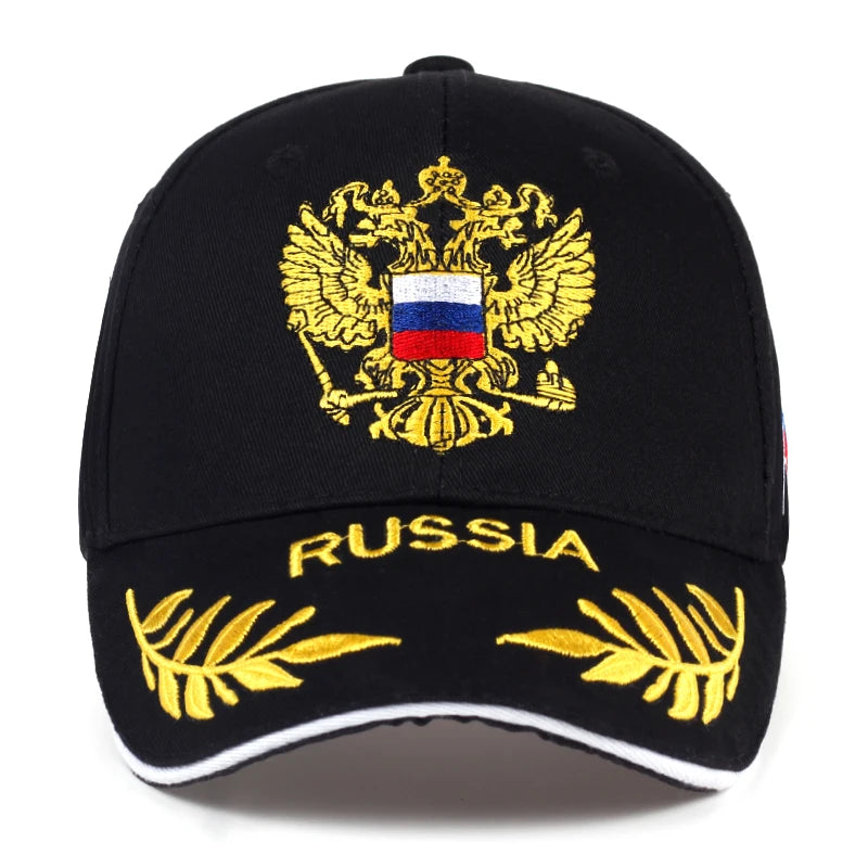 Russian Emblem Embroidered Snapback Baseball Cap